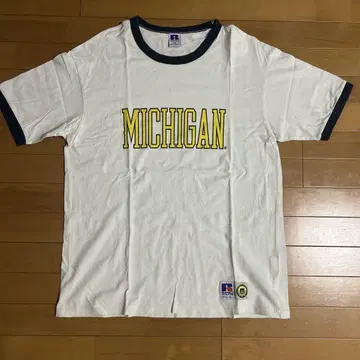 RUSSELL ATHLETIC MICHIGAN 래글런 T셔츠