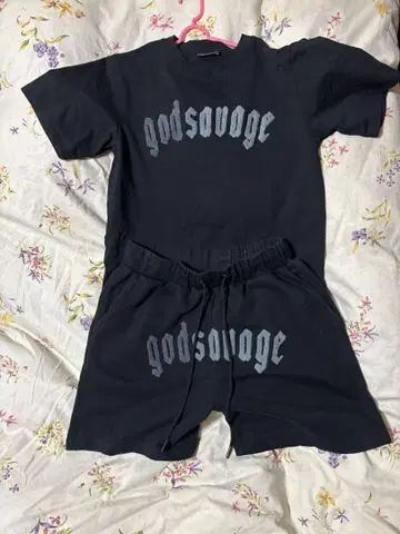 godsavage 로고 셋업 M 블랙