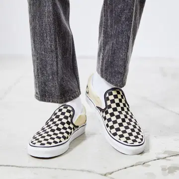 [미사용 새상품] VANS 슬립온 체크