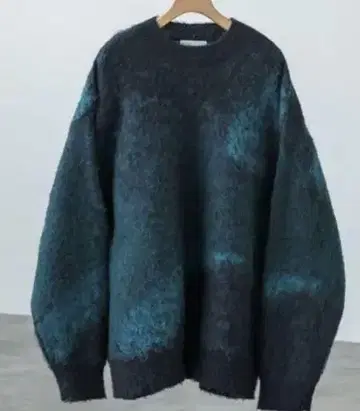 MOHAIR BLEND 자카드 SHAGGY 니트