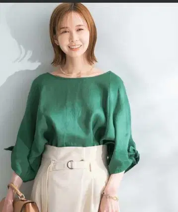 URBAN RESEARCH ROSSO WOMEN 반팔 블라우스 그린