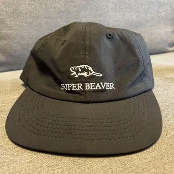 super beaver 블랙 캡 모자
