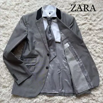 새상품급 ZARA MAN 테일러드 자켓 바이컬러 그레이 EUR48