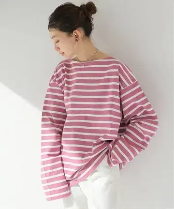 Traditional Weatherwear 빅 바스크 풀오버 핑크