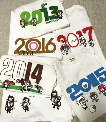 LAUNDRY 달력 T셔츠 2013~2017 5장 세트