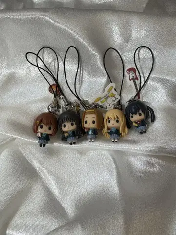 케이온! 피규어 키링 세트 5개