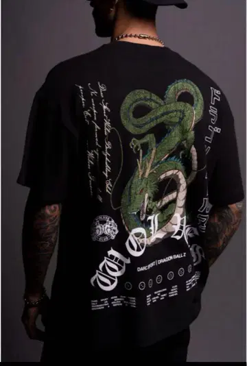 darc sport 달크스포츠 드래곤볼 신룡 T셔츠 콜라보