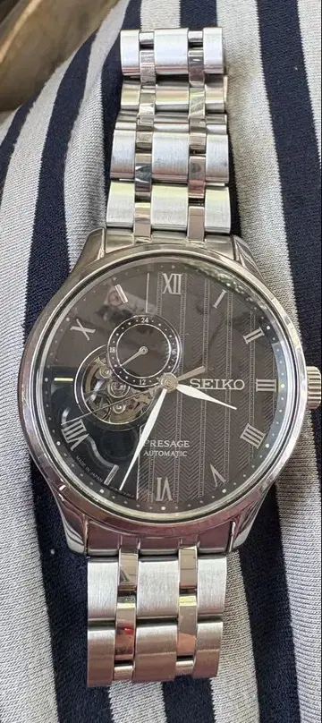 SEIKO Presage 오토매틱 손목시계 블랙