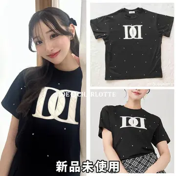 다리치 darich 퀼팅 아플리케 비쥬 T셔츠 블랙