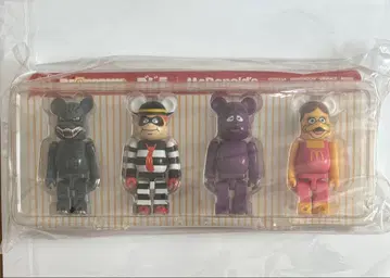 [미개봉품] BE@RBRICK 고질라 맥도날드 4체 세트
