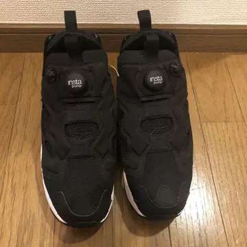 새상품 리복 인스타펌프 퓨리 스니커즈 블랙 25cm