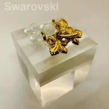 새상품급 Swarovski 스와로브스키 크리스탈 산포도 모티브 브로치