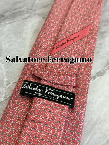 Salvatore Ferragamo 넥타이 핑크 계열
