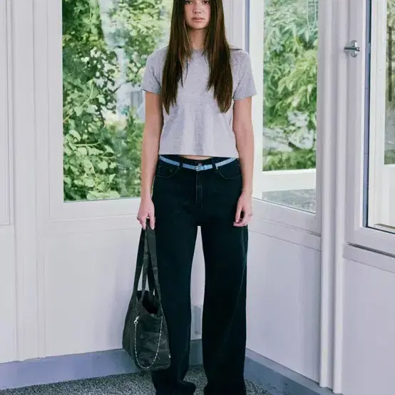 ◆LOW CLASSIC◆ ORGANIC SILKET Lc TSHIRTSCHARCOAL Low Classic Organic Silket LC Mini T-shirt on Bunjang Global