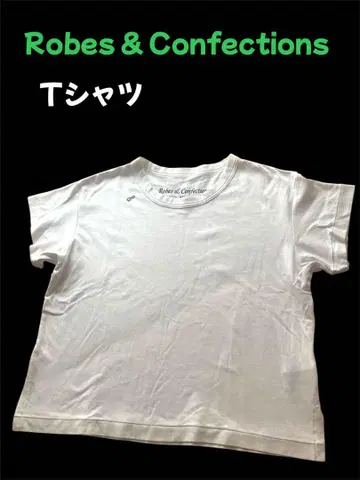 [Robes&Confections] 화이트 T셔츠 사이드 슬릿 1