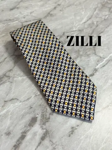ZILLI 기하학 무늬 넥타이