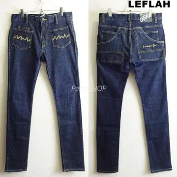 레어 LEFLAH 뒤앞 스키니 W82cm 스트레치 WANIMA