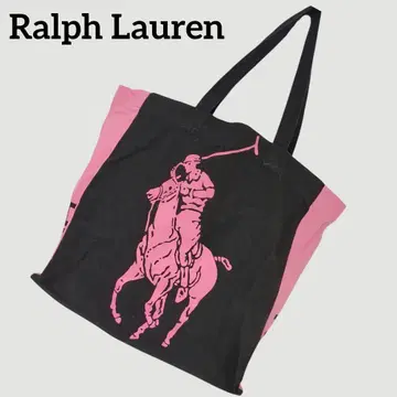 새상품급 Ralph Lauren 랄프 로렌 핑크 포니 에코백