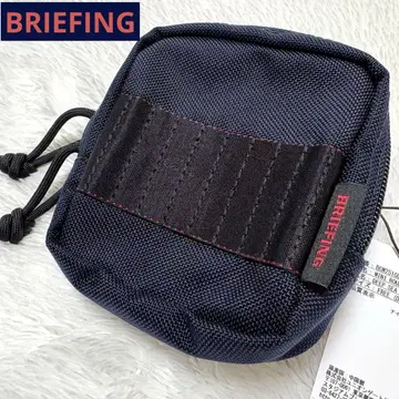 미사용 새상품 BRIEFING 브리핑 미니 라운드 파우치 30주년 기념