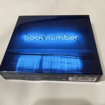 back number 초회 한정판 B 2CD+DVD