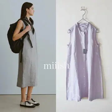 택 포함 새상품 마가렛호웰 샴브레이 린넨 셔츠 드레스 3만