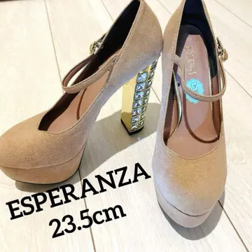 [ ESPERANZA ] 펌프스 23.5 하이힐 웨딩 결혼식