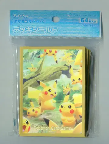Pokemon 카드 슬리브 64매 피카츄의 숲 ver.2