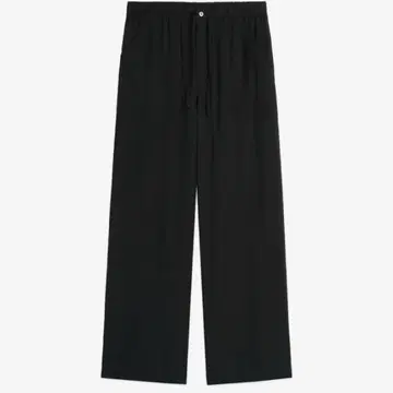 Summer Rayon Easy Fatigue Pants/ Black