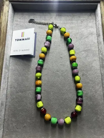 TOMMASI 무라노 유리 목걸이