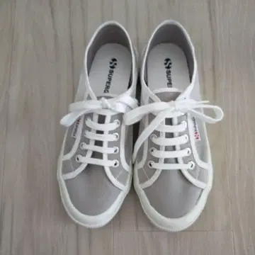 SUPERGA 메쉬 스니커즈 그레이