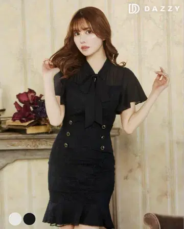 DAZZY 블랙 드레스 S