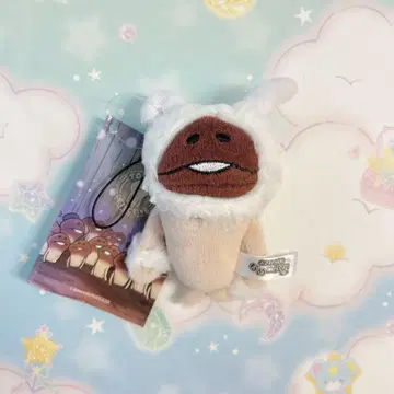 토끼 귀 봉제 인형 스트랩