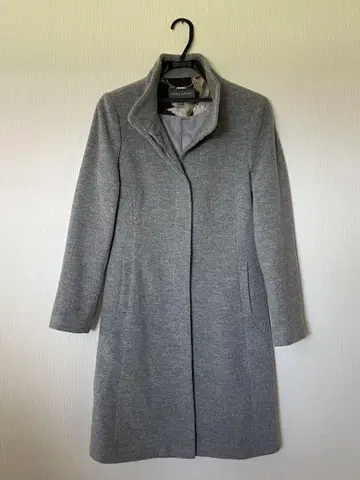 새상품급 LAURA ASHLEY A라인 그레이 롱 코트