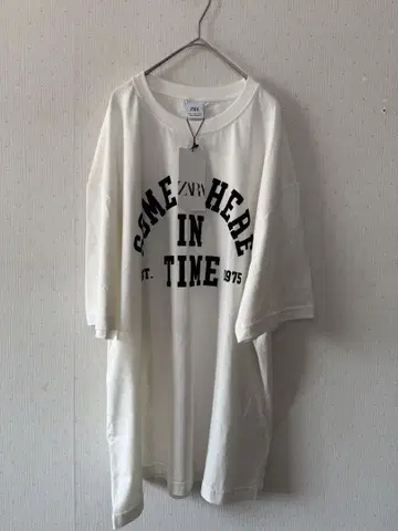 ZARA 풋볼 디자인 T셔츠 XL