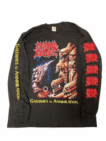 MORBID ANGEL DEATH METAL 롱 T셔츠