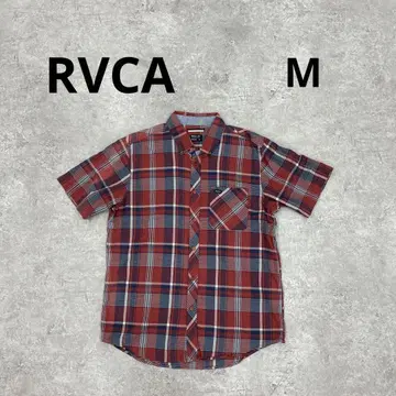 247 RVCA 셔츠 남성용 체크 멀티 컬러 M