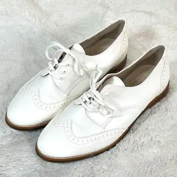 [Arezzo femminile] 레이스업 슈즈 윙팁 화이트