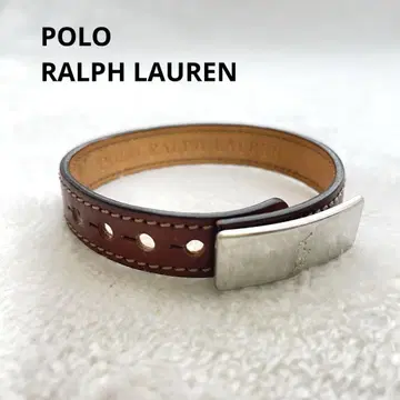 POLO 랄프 로렌 가죽 뱅글 천연 가죽 팔찌