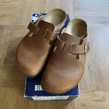 버켄스탁 보스턴 앤티크 브라운 39 샌들