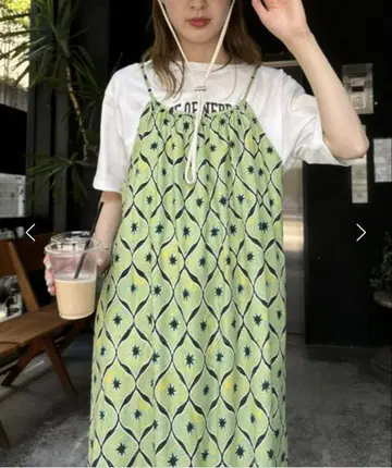 CIAOPANIC TYPY 아프리칸 바틱 패턴 캐미OP