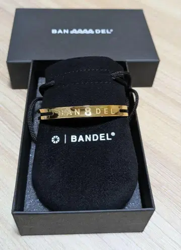 새상품급 BANDEL 반델 팔찌 골드 티타늄 S/M