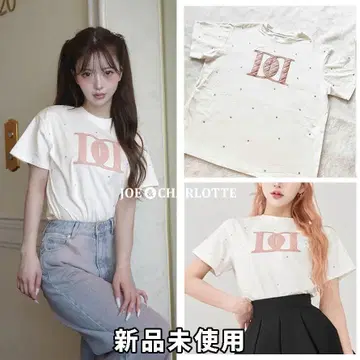 다리치 darich 퀼팅 아플리케 비쥬 T셔츠 화이트