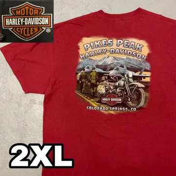 5WD308 HARLEY DAVIDSON 양면 프린트 티셔츠