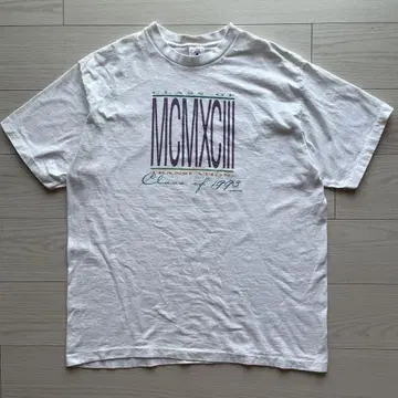 90s USA 제작 델타 싱글 스티치 티셔츠 프린트 구제 의류