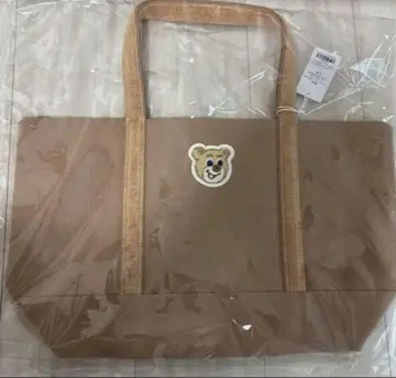미개봉 새상품 러브라리 올드 테디 와펜 토트백 베이지