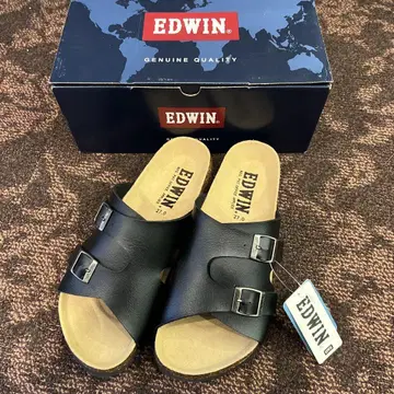 EDWIN 샌들 27.0cm EB1007 BLACK