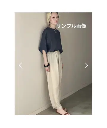 uryya Silk Pants Biscuit 미사용 새상품 유라이야