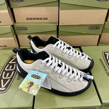 KEEN 스웨이드 스니커즈 베이지/블랙 23.5cm