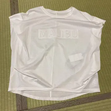 새상품! 스콧 클럽 MALIBU 로고 화이트 티셔츠 F 사이즈