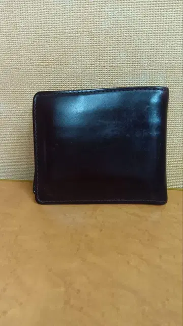 BRITISH GREEN 브라이들 가죽 접이식 지갑 버건디